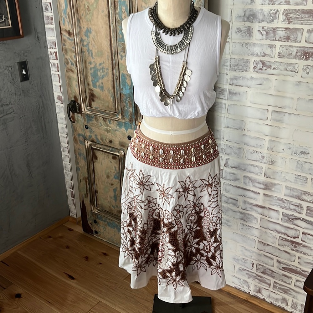 Basil & Maude Anthropologie skirt